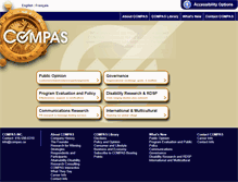 Tablet Screenshot of compas.ca